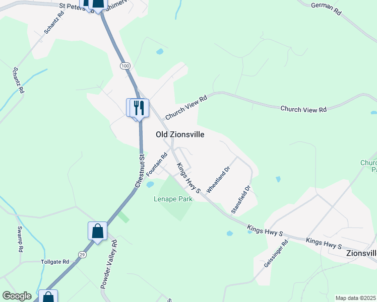 map of restaurants, bars, coffee shops, grocery stores, and more near 6042 Garden Alley in Zionsville