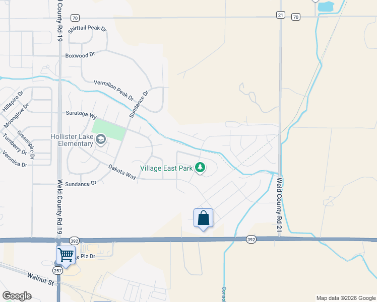 map of restaurants, bars, coffee shops, grocery stores, and more near 723 Valleybrook Drive in Windsor