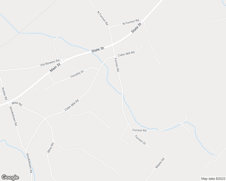 map of restaurants, bars, coffee shops, grocery stores, and more near 72 Cider Mill Road in Mertztown