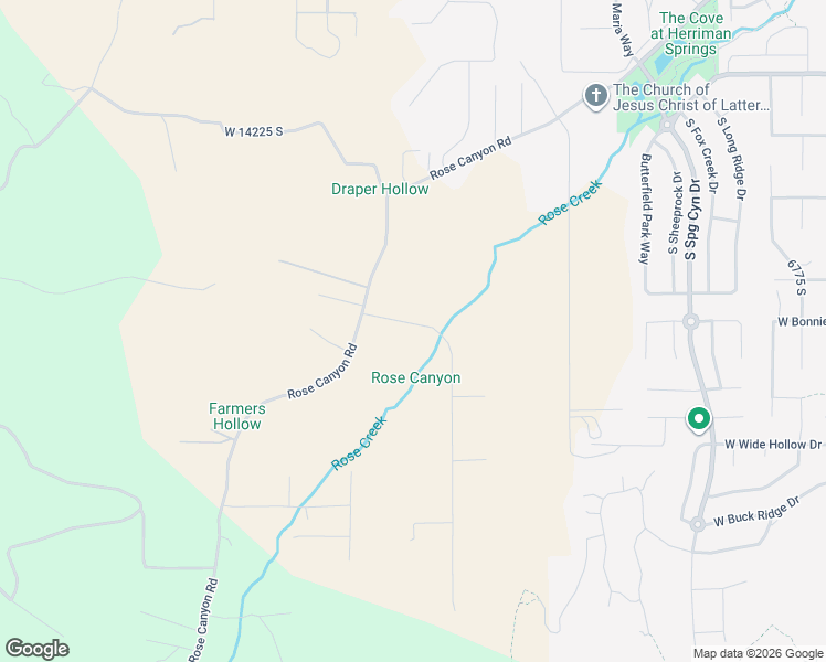 map of restaurants, bars, coffee shops, grocery stores, and more near 7349 Rose Creek Ln in Herriman