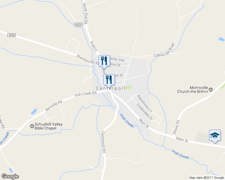 map of restaurants, bars, coffee shops, grocery stores, and more near 2020 Main Street in Mohrsville