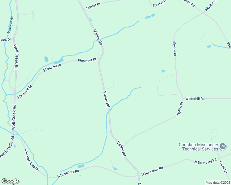 map of restaurants, bars, coffee shops, grocery stores, and more near 297 Valley Road in Bernville