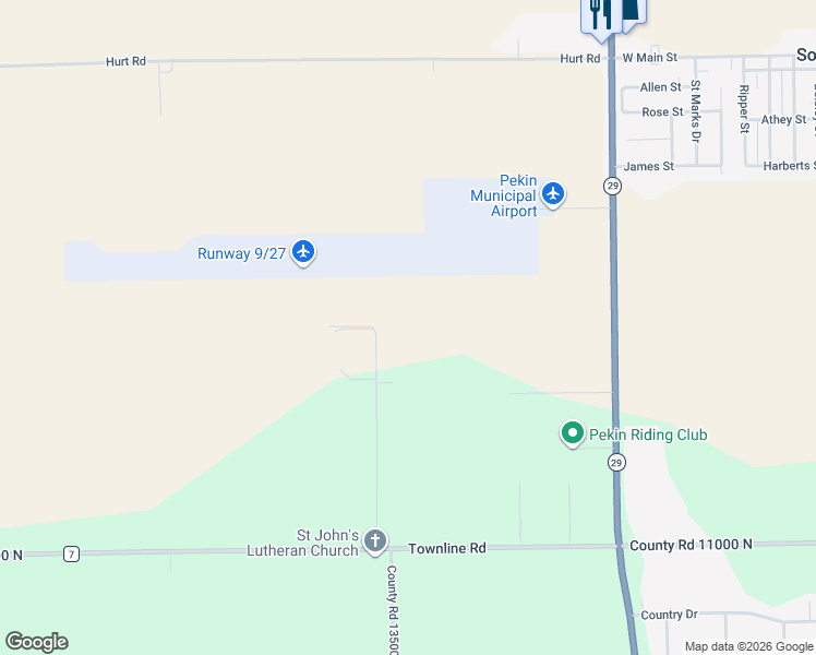 map of restaurants, bars, coffee shops, grocery stores, and more near 11532 Skyaire Drive in Green Valley