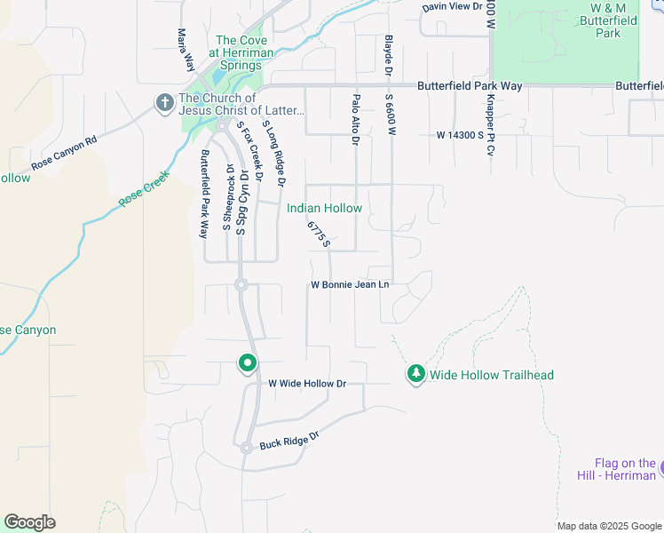 map of restaurants, bars, coffee shops, grocery stores, and more near 14594 Valle Vista Drive in Herriman