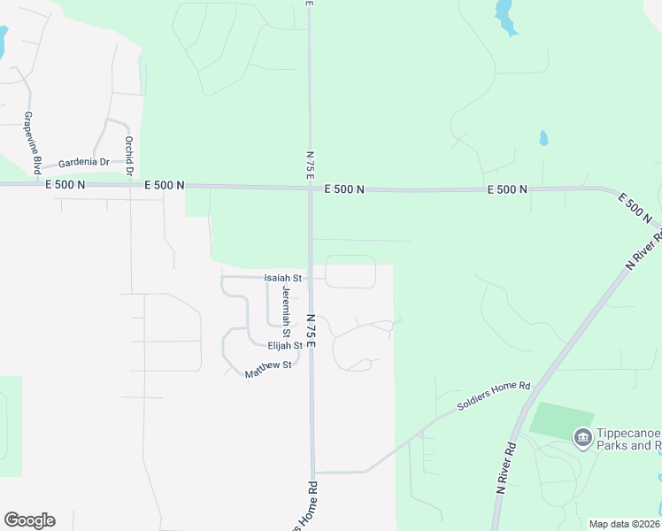 map of restaurants, bars, coffee shops, grocery stores, and more near 135 Aqueduct Circle in West Lafayette