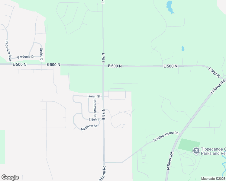 map of restaurants, bars, coffee shops, grocery stores, and more near 135 Aqueduct Circle in West Lafayette