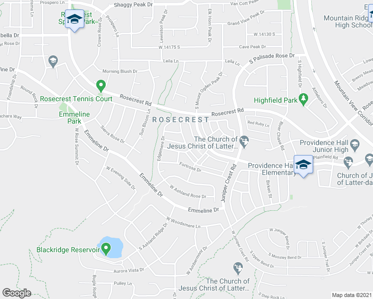 map of restaurants, bars, coffee shops, grocery stores, and more near 5178 Hedgerose Drive in Herriman