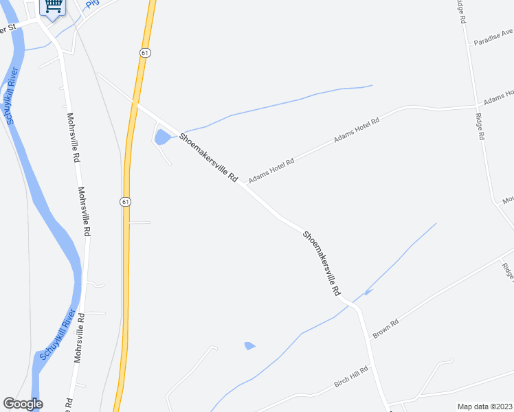 map of restaurants, bars, coffee shops, grocery stores, and more near 350 Shoemakersville Road in Shoemakersville