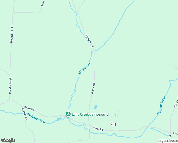 map of restaurants, bars, coffee shops, grocery stores, and more near 6017 Alamo Road Southeast in Carrollton