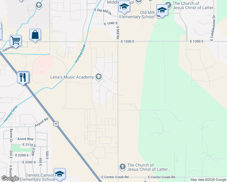 map of restaurants, bars, coffee shops, grocery stores, and more near in Heber City