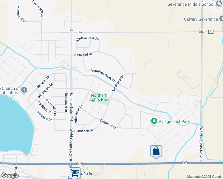 map of restaurants, bars, coffee shops, grocery stores, and more near 652 Sundance Drive in Windsor