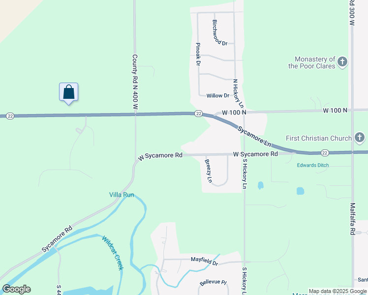 map of restaurants, bars, coffee shops, grocery stores, and more near 3770 West 80 North in Kokomo