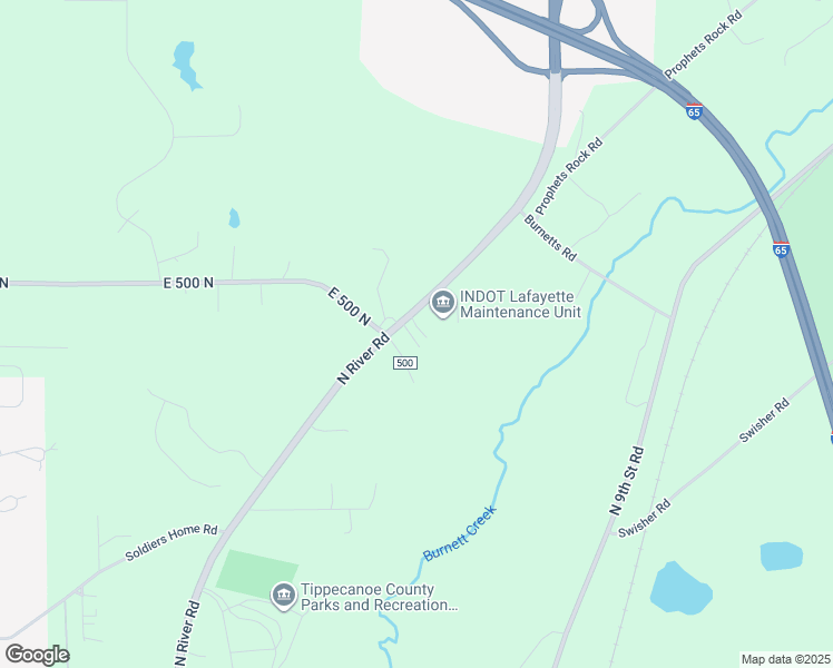 map of restaurants, bars, coffee shops, grocery stores, and more near 4943 Indiana 43 in West Lafayette