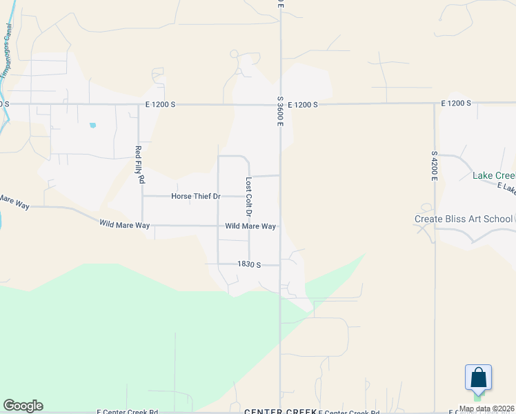 map of restaurants, bars, coffee shops, grocery stores, and more near 1591 Lost Colt Drive in Heber City