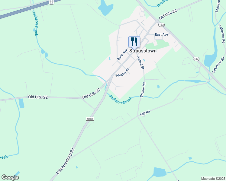 map of restaurants, bars, coffee shops, grocery stores, and more near 13 Washington Avenue in Bethel