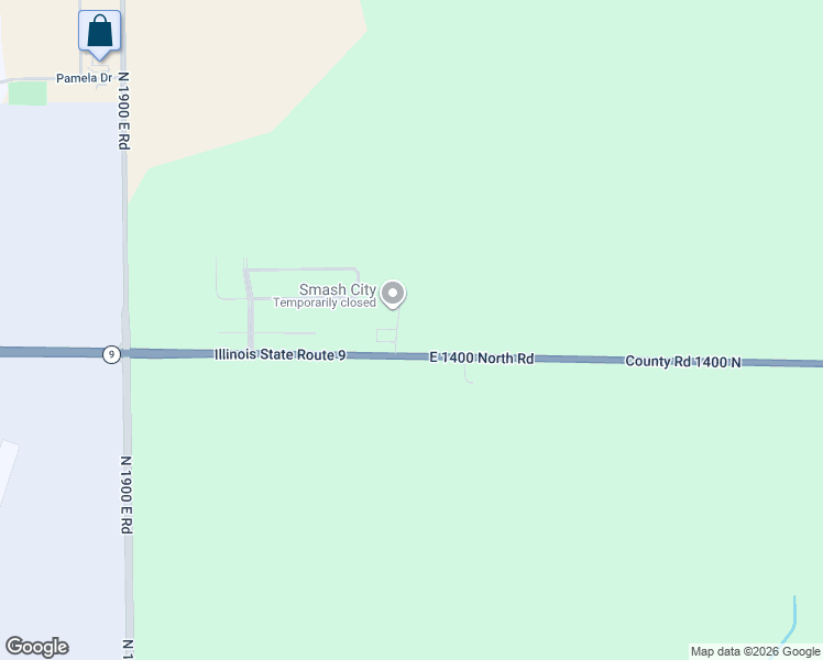 map of restaurants, bars, coffee shops, grocery stores, and more near 14051 Prairie Commercial Park in Bloomington