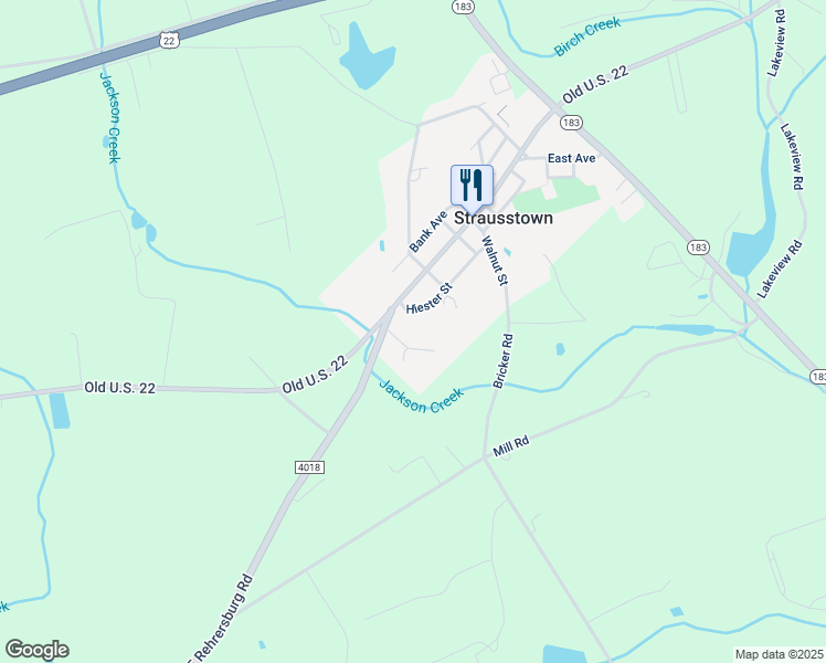 map of restaurants, bars, coffee shops, grocery stores, and more near 5 Washington Avenue in Bethel