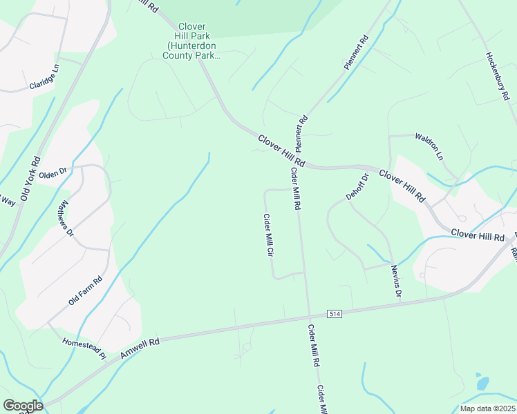 map of restaurants, bars, coffee shops, grocery stores, and more near 10 Cider Mill Circle in Flemington