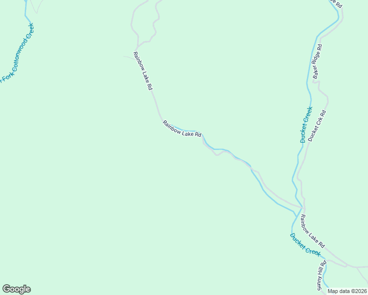 map of restaurants, bars, coffee shops, grocery stores, and more near 9977 Rainbow Lake Road in Igo