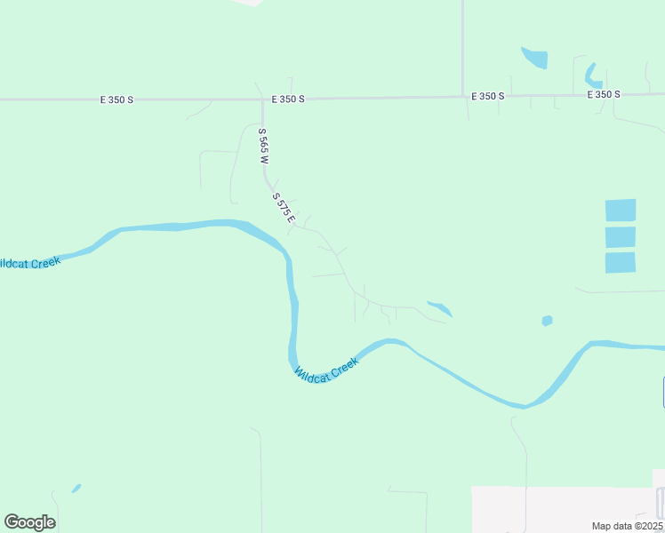 map of restaurants, bars, coffee shops, grocery stores, and more near 3824-3868 South 575 East in Carroll