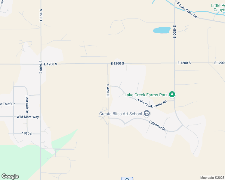 map of restaurants, bars, coffee shops, grocery stores, and more near 4250 East Lake Creek Farms Road in Heber City