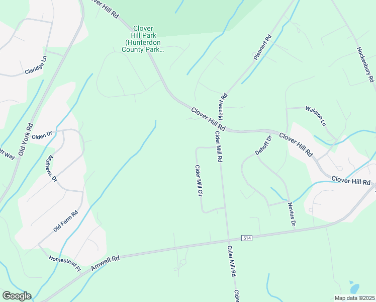 map of restaurants, bars, coffee shops, grocery stores, and more near 10 Cider Mill Circle in Flemington