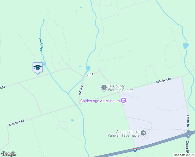 map of restaurants, bars, coffee shops, grocery stores, and more near 460 Airport Road in Bethel