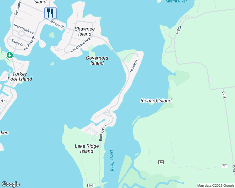 map of restaurants, bars, coffee shops, grocery stores, and more near 8651 Ohio 368 in Huntsville