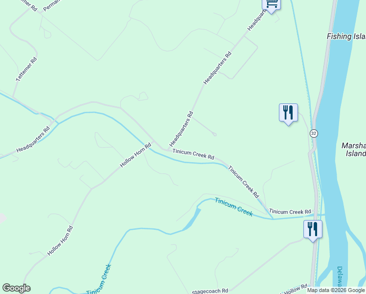 map of restaurants, bars, coffee shops, grocery stores, and more near 226 Headquarters Road in Bucks County