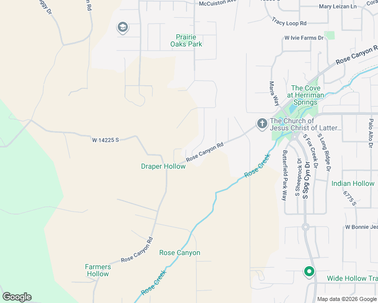 map of restaurants, bars, coffee shops, grocery stores, and more near 14306 Summit Crest Lane in Herriman
