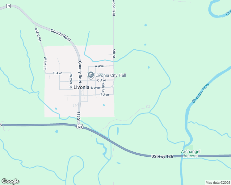 map of restaurants, bars, coffee shops, grocery stores, and more near 203 5th Street in Livonia