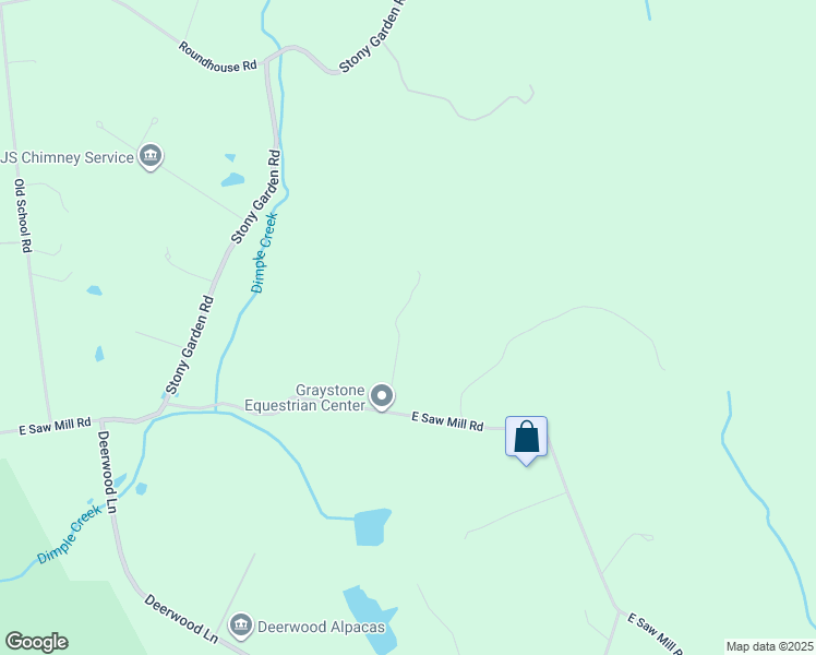 map of restaurants, bars, coffee shops, grocery stores, and more near 1627 East Saw Mill Road in Quakertown