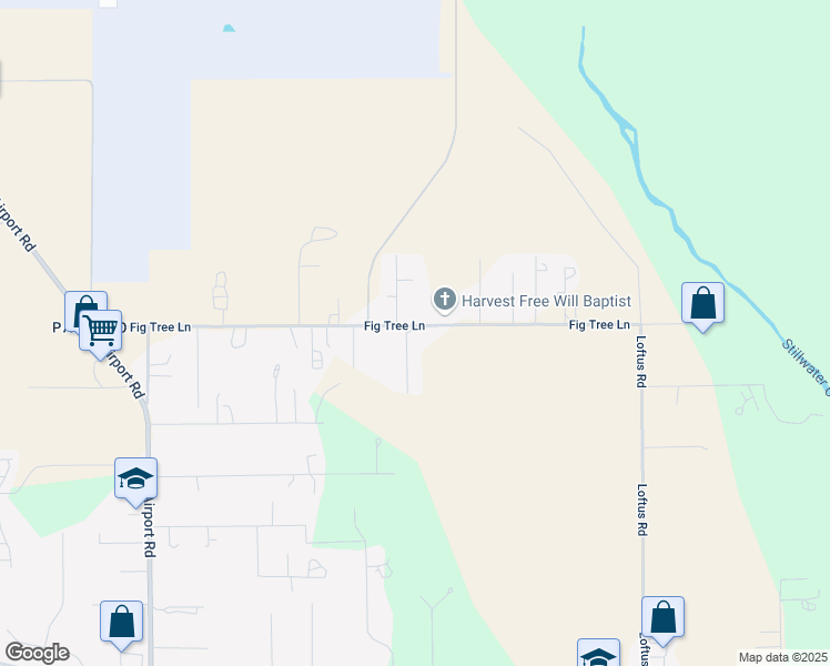 map of restaurants, bars, coffee shops, grocery stores, and more near 20825 Fig Tree Lane in Redding