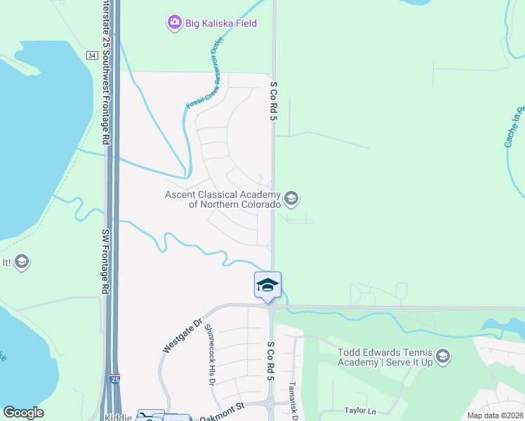 map of restaurants, bars, coffee shops, grocery stores, and more near 6451-7069 South Co Road 5 in Windsor