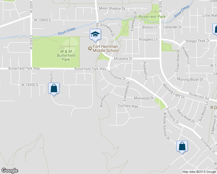 map of restaurants, bars, coffee shops, grocery stores, and more near 5927 Potterstone Circle in Herriman