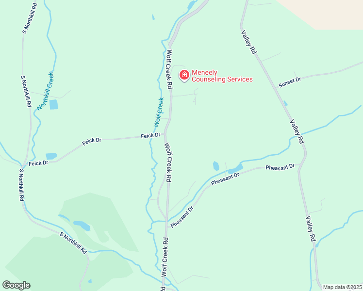 map of restaurants, bars, coffee shops, grocery stores, and more near 389 Wolf Creek Road in Bernville