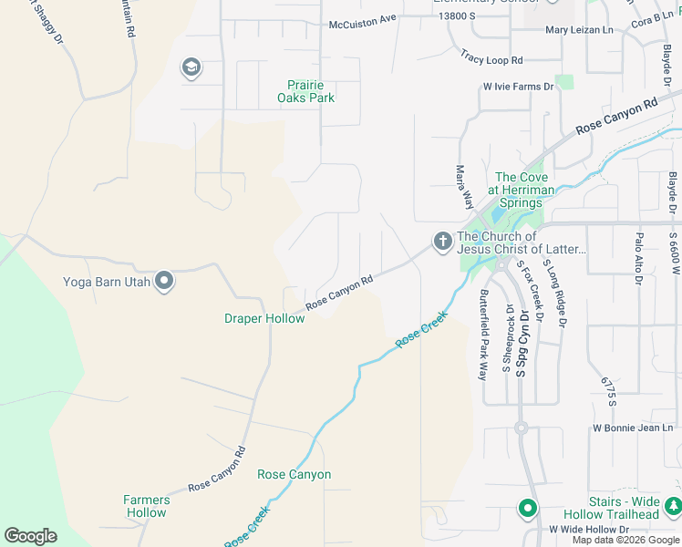 map of restaurants, bars, coffee shops, grocery stores, and more near 14268 Brook Heights Circle in Herriman