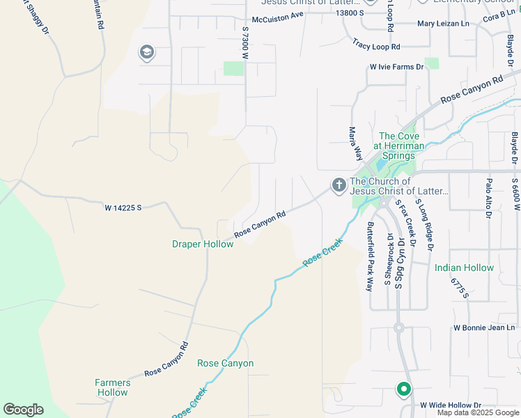 map of restaurants, bars, coffee shops, grocery stores, and more near 14253 Summit Crest Lane in Herriman
