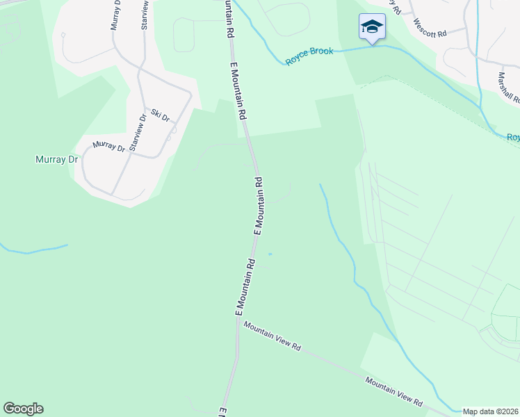 map of restaurants, bars, coffee shops, grocery stores, and more near 168 East Mountain Road in Somerset County