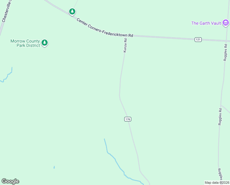 map of restaurants, bars, coffee shops, grocery stores, and more near 3957 Township Road 176 in Fredericktown