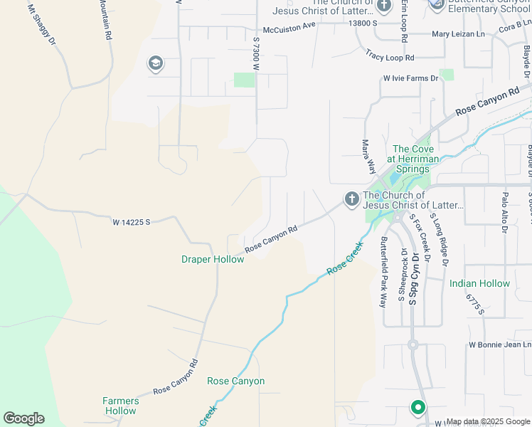 map of restaurants, bars, coffee shops, grocery stores, and more near 14236 Summit Crest Lane in Herriman
