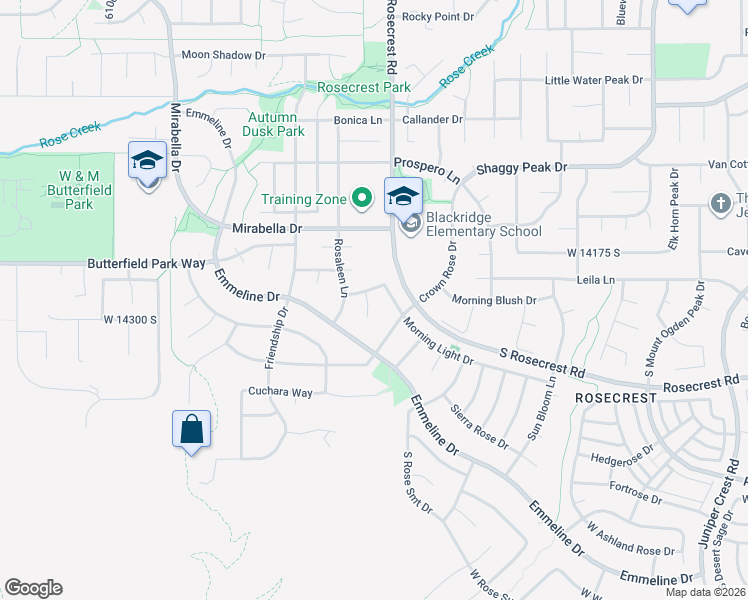map of restaurants, bars, coffee shops, grocery stores, and more near in Herriman