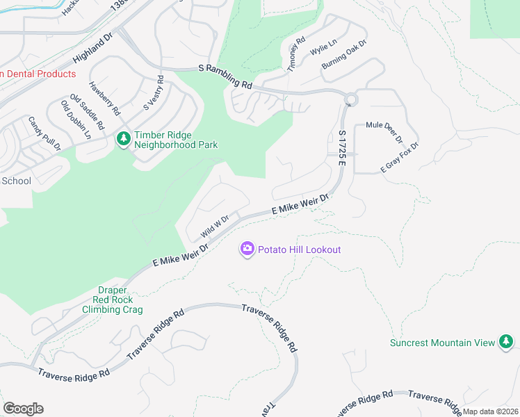 map of restaurants, bars, coffee shops, grocery stores, and more near 1536 Lantern Ln in Draper