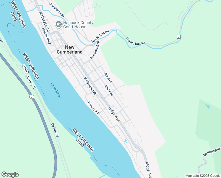 map of restaurants, bars, coffee shops, grocery stores, and more near 918S 2nd Ave in New Cumberland