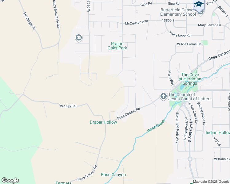 map of restaurants, bars, coffee shops, grocery stores, and more near 7334 Summit Crest Circle in Herriman