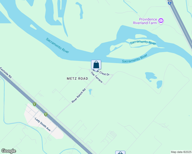 map of restaurants, bars, coffee shops, grocery stores, and more near 7099 The Terrace Street in Anderson