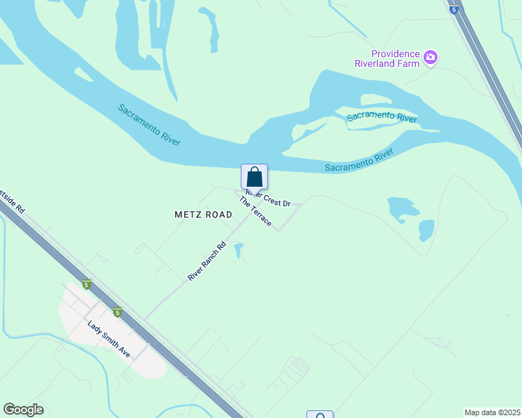 map of restaurants, bars, coffee shops, grocery stores, and more near 7001-7099 The Terrace Street in Anderson
