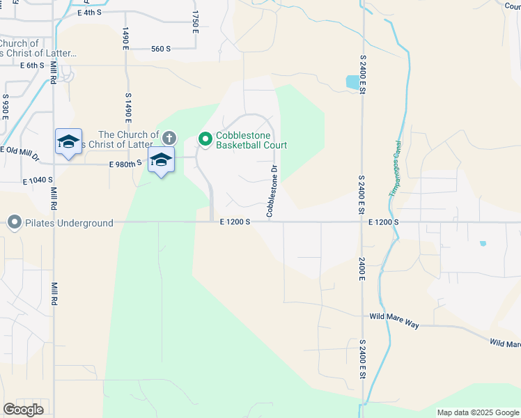 map of restaurants, bars, coffee shops, grocery stores, and more near 1988 Fieldstone Lane in Heber City