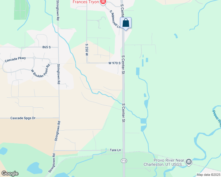 map of restaurants, bars, coffee shops, grocery stores, and more near 964-980 South Center Street in Midway