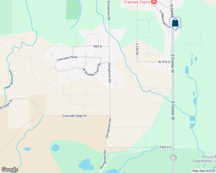 map of restaurants, bars, coffee shops, grocery stores, and more near 1160 Stringtown Road in Midway